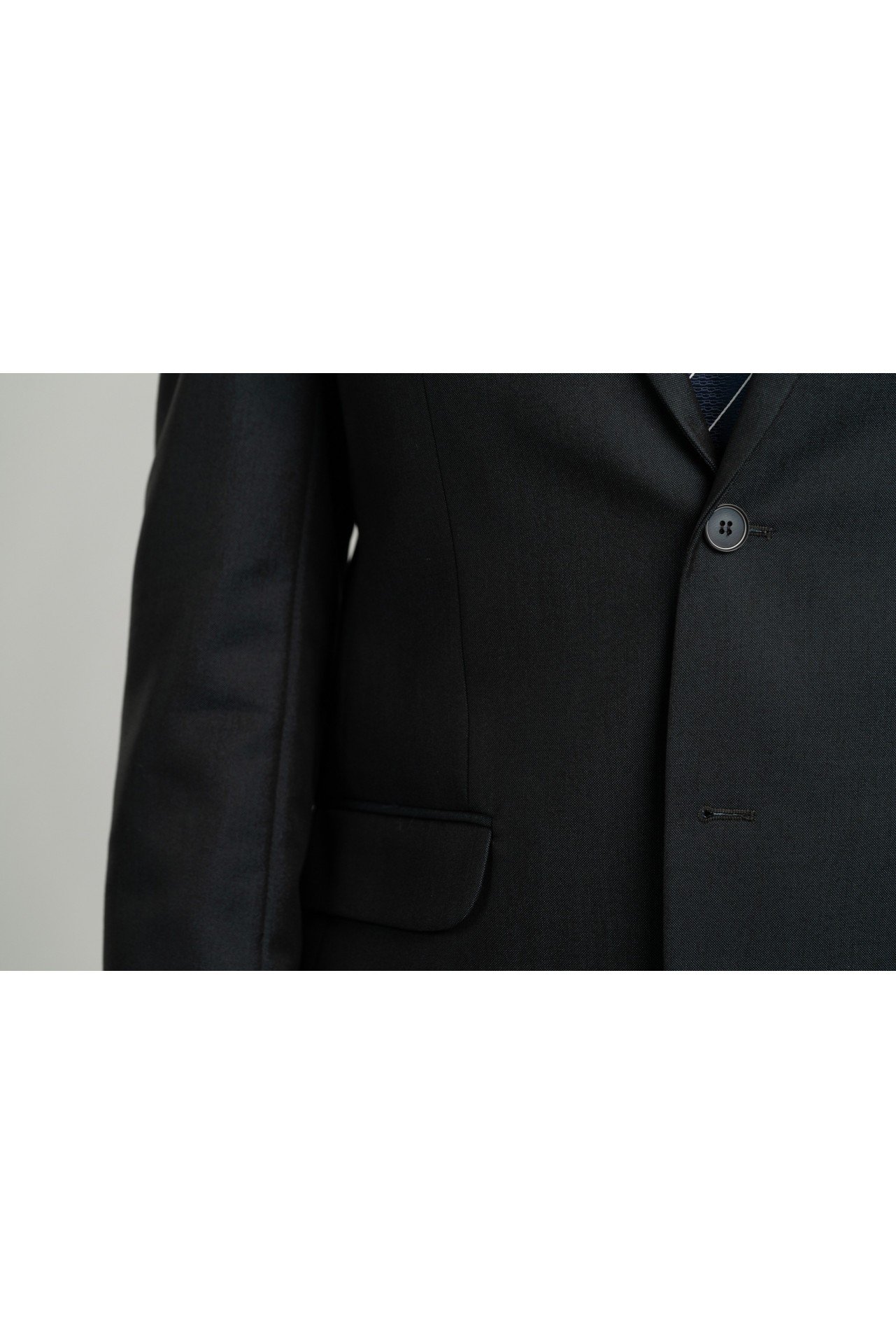 Pánsky oblek - modrá oceľ